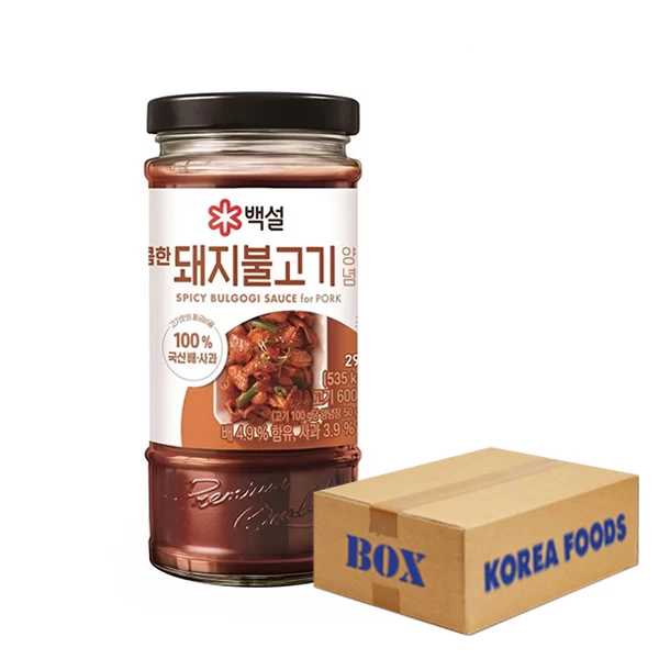 Spicy Bulgogi Sauce For Pork (290g X20) Box 1 Spicy Bulgogi Sauce For Pork (290g X20) Box