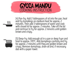 Kimchi Gyoza (Dumpling) (540g X 12) Box -Food Specialty Store 105280 3