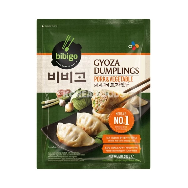 Bibigo Pork & Veggie Gyoza Dumpling 600g – Gyoza 1 Bibigo Pork & Veggie Gyoza Dumpling 600g – Gyoza