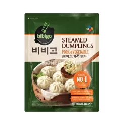 Bibigo Pork & Vegetable Steamed Dumpling 560g – Steamed