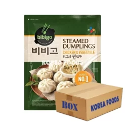 Bibigo Chicken & Veg Steamed Dumpling (560g X 15) Box – Steamed