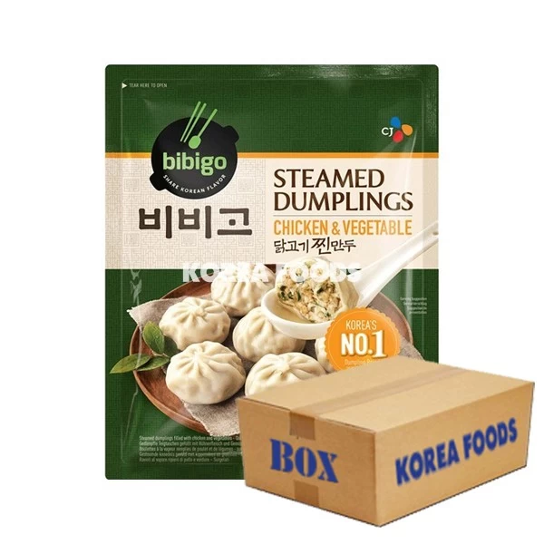 Bibigo Chicken & Veg Steamed Dumpling (560g X 15) Box – Steamed 1 Bibigo Chicken & Veg Steamed Dumpling (560g X 15) Box – Steamed