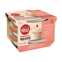 CJ Microwavable Cooked Rice (Mixed Grain) 210g X 3