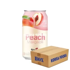 KSD Rice Makgeolli Peach Can (Alc. 3%) 350ml X 24 (Box)