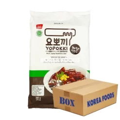 Yopokki Halal Jjajang Topokki (280g X 24) Box