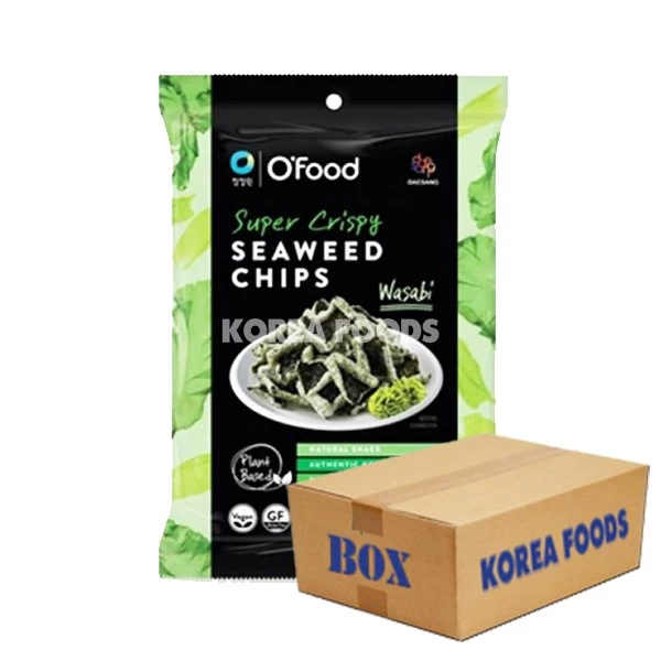 O’Food Seaweed Wasabi (35g X 20) Box 1 O’Food Seaweed Wasabi (35g X 20) Box