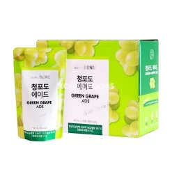 Caffebene Green Grape Ade Pouch (190ml X 10) Pack