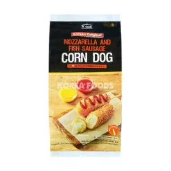 Korean Original Corn Dogs Crispy Mozzarela & Fish Sausage (80g X 5) 400g – Pack
