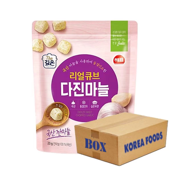 Haepyo Minced Garlic Cube (23g X 20) Box 1 Haepyo Minced Garlic Cube (23g X 20) Box