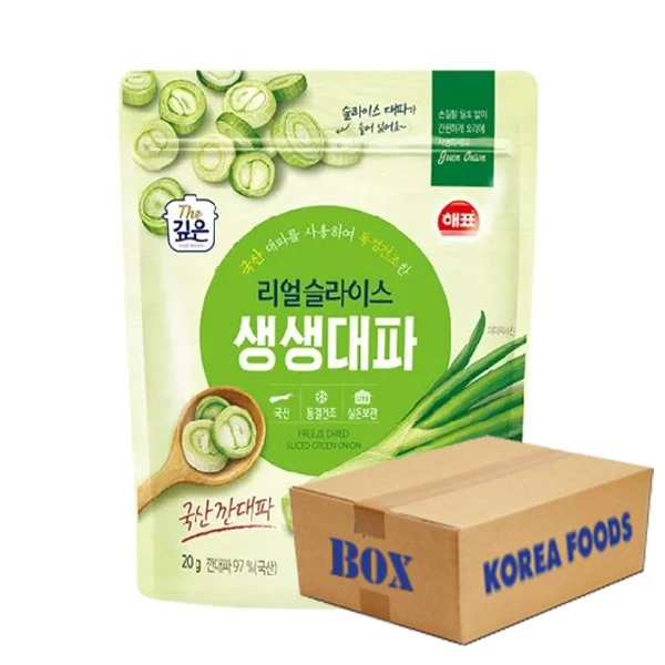 Haepyo Minced Spring Onion (20g X 20) Box 1 Haepyo Minced Spring Onion (20g X 20) Box