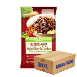 Pulmuone Noodles With Savory Black Bean Sauce (664g X 12) Box
