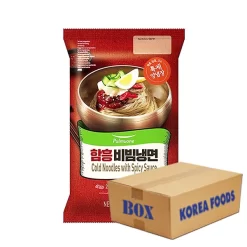 Pulmuone Cold Noodles With Spicy Sauce 384g X 12 (Box)