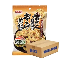 Amanoya Kobashi Shoyuno Okogesenbei (40g X 12) Box