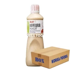 Kewpie Deep-Roasted Sesame Dressing No Msg (1L X 9 Bottles) Box