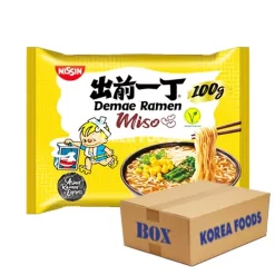 Nissin Miso Flavour Instant Noodles (100G X 30) Box