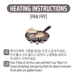 Bibigo Kimchi & Pork Original Dumpling 525g -Food Specialty Store bibigoMANDU panfry