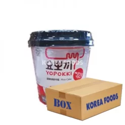 Yopokki Sweet & Spicy Topokki Cup (140g X 30) Box